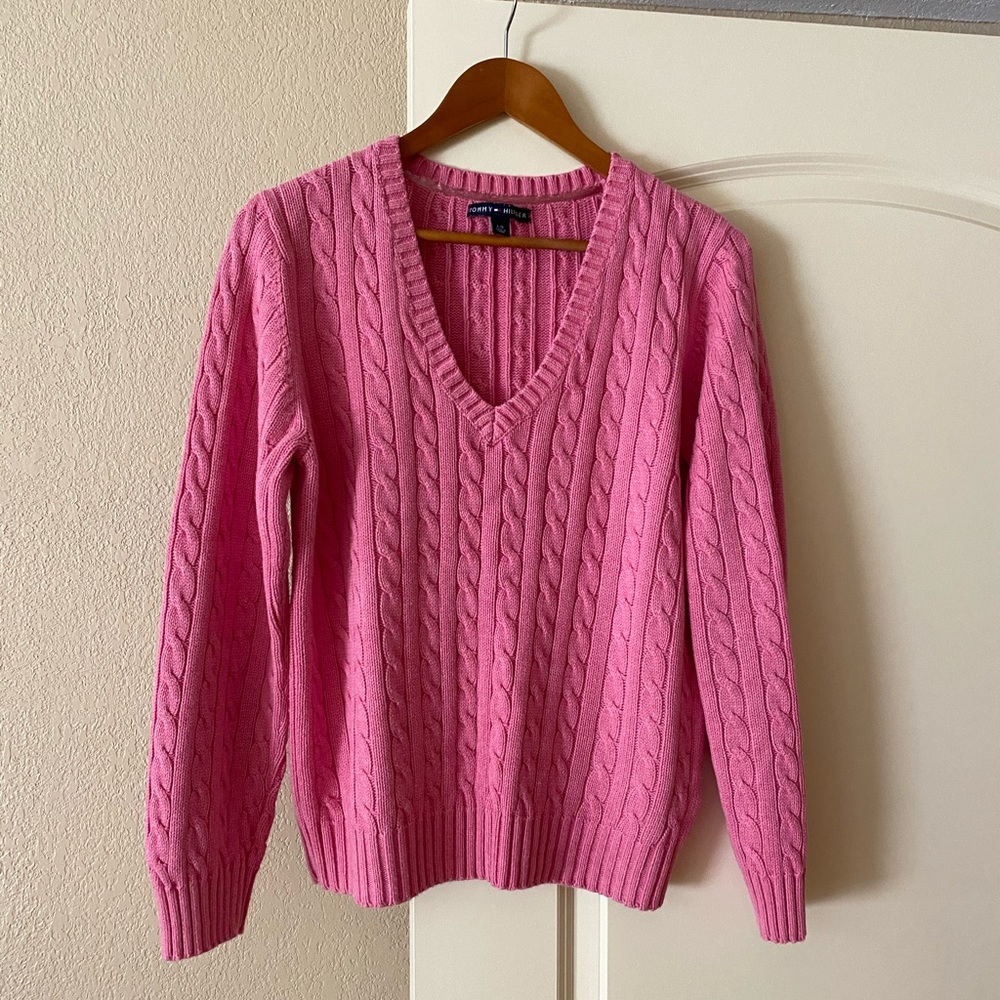 Tommy Hilfiger Vneck Sweater, Size L